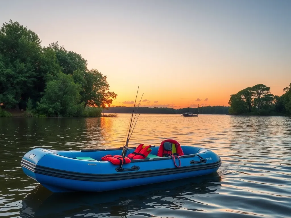 Czy można pływać pontonem po jeziorze?