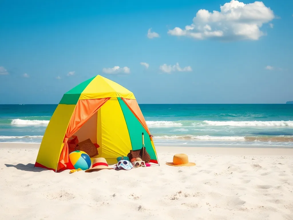 Jak skutecznie składanie namiotu plażowego: porady i techniki